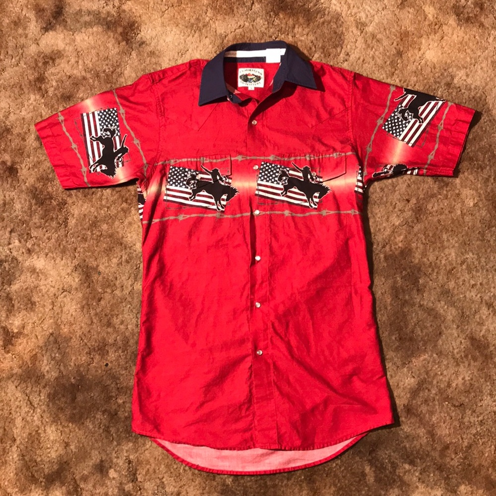 Cumberland Outfitters Men’s Rodeo Shirt - Picture 8 of 8